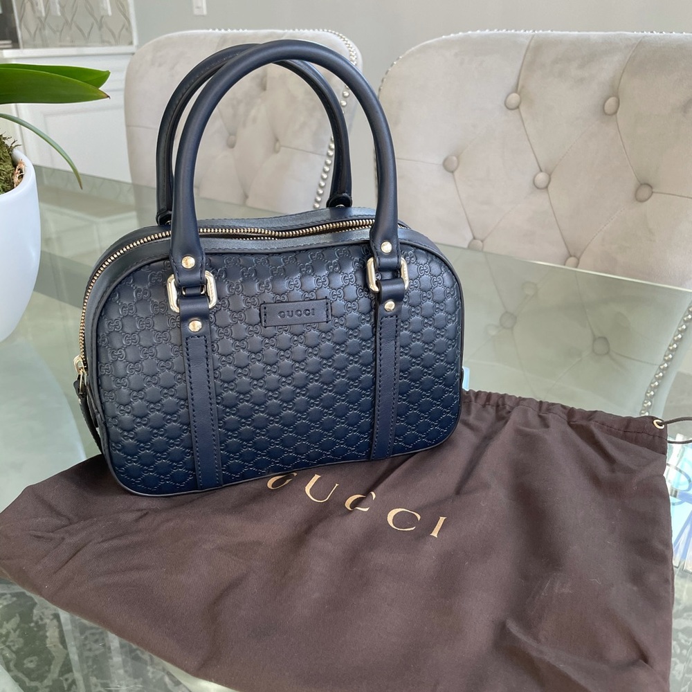 Navy blue Gucci satchel/crossbody/shoulder bag NWT